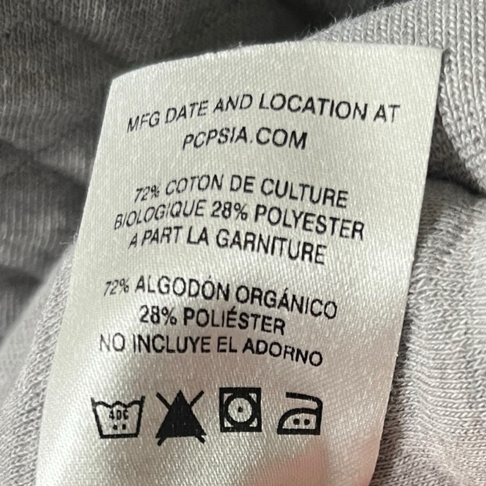 Patagonia Gray Organic Cotton Snap-T Pullover Quilted Outdoor Size Medium M - Picture 7 of 13